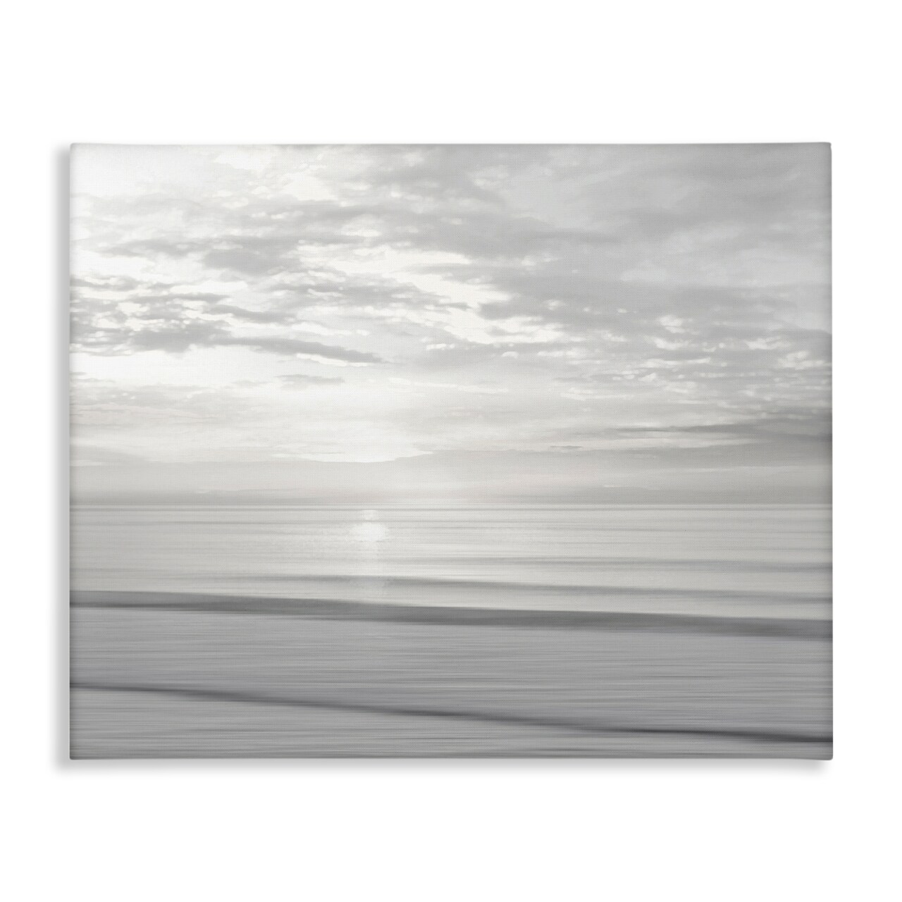 Stupell Industries Soft Serene Beach Reflection Canvas Design by Maggie Olsen